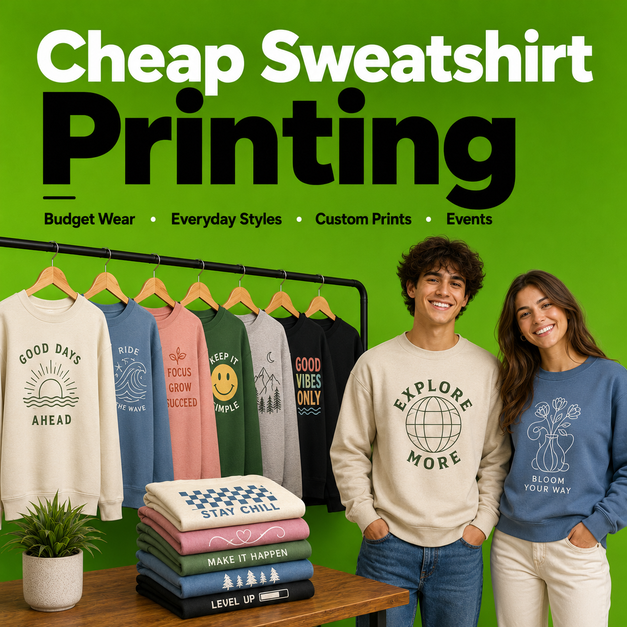 Cheap Sweatshirt Printing Leeds