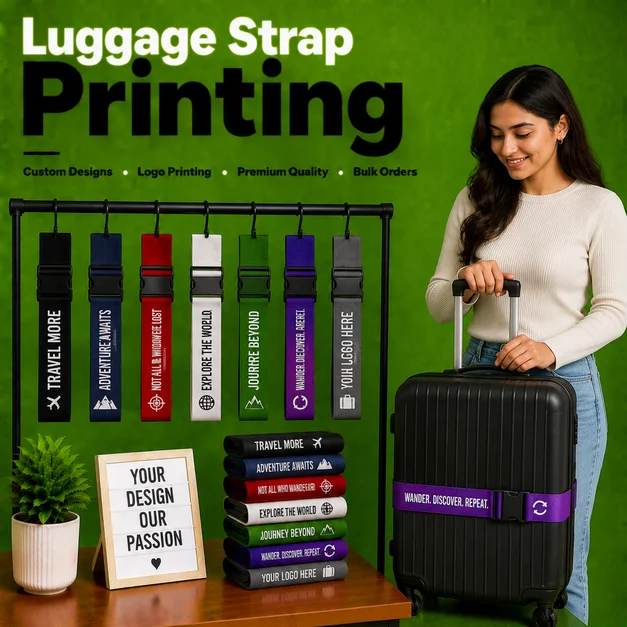 Luggage Strap Printing Leeds