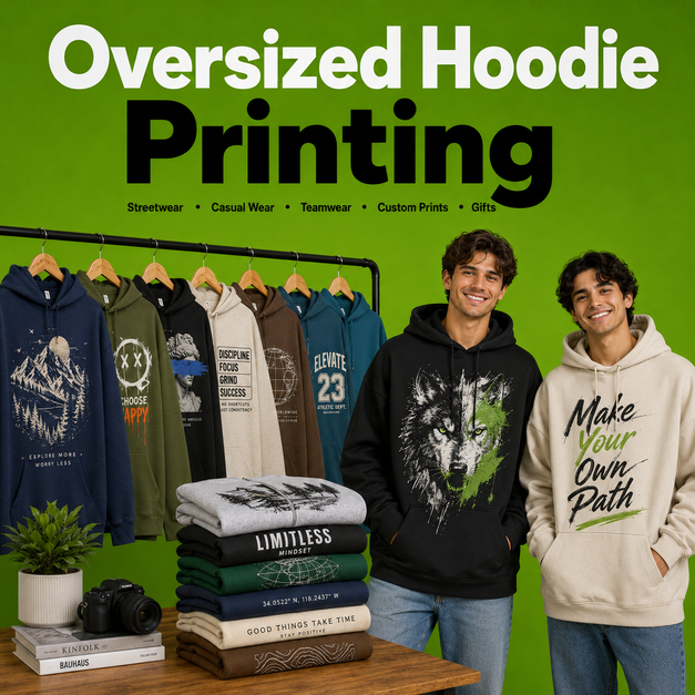 Oversized Hoodie Printing Leeds