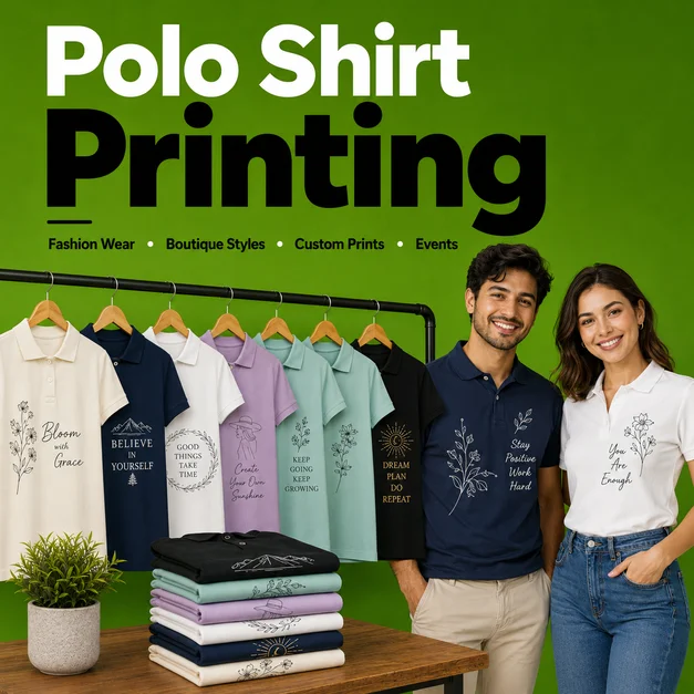 Polo shirt printing Leeds