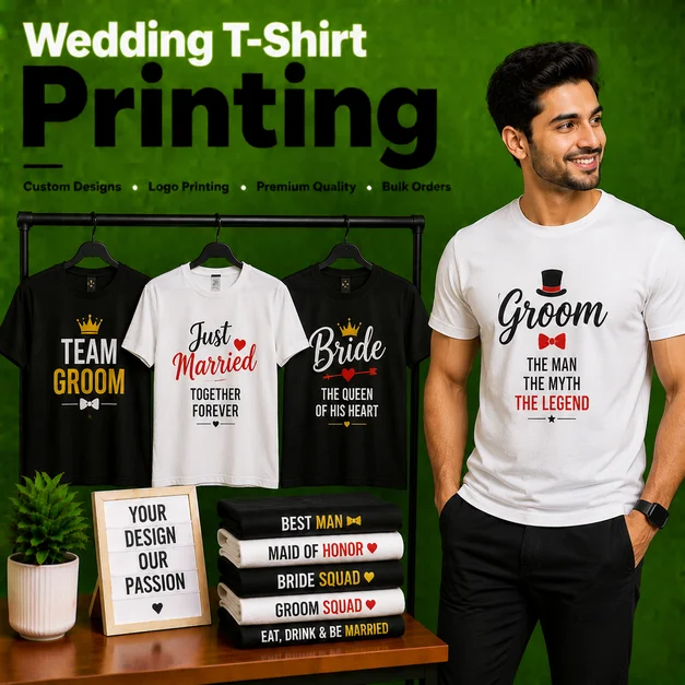 Wedding T Shirt Printing Leeds