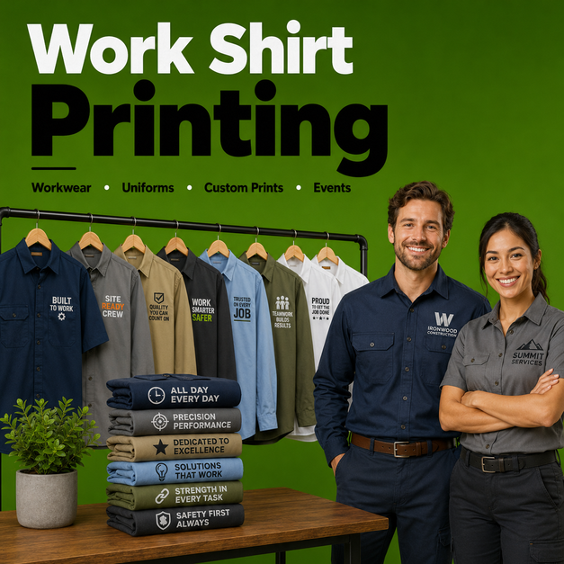 Work Shirt Printing Leeds