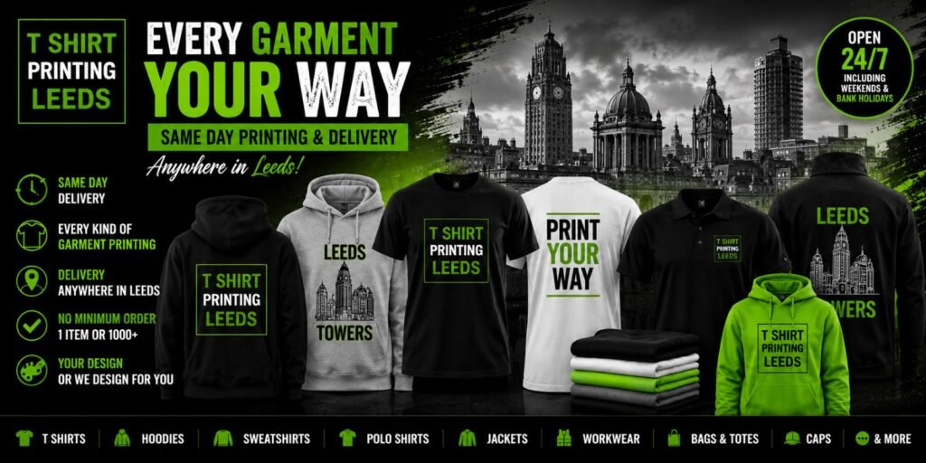 T Shirt Printing Leeds